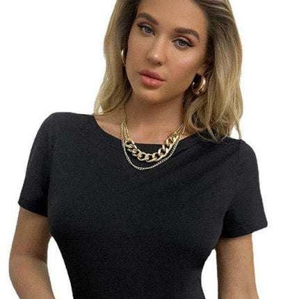 Chic Comfort: Women's Stylish Round Neck Top for Effortless Elegance