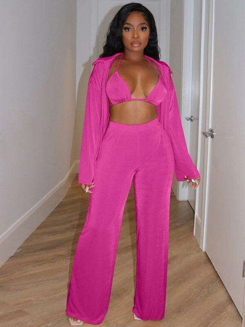 Luxurious Velvet Lounge Set - Women's Cozy Leisurewear Collection