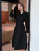 Chic Knit Skirt Dress | Elegant French Style for Women