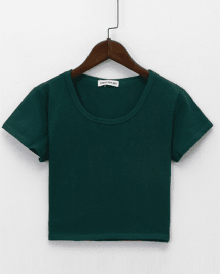 Stylish Cotton Blend Women's Summer Tee with Trendy Design