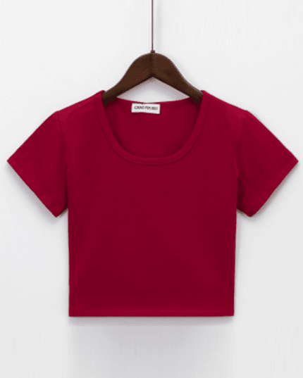 Stylish Cotton Blend Women's Summer Tee with Trendy Design