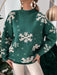 Festive Snowflake Women's Christmas Sweater: Stay Warm and Cozy in Style