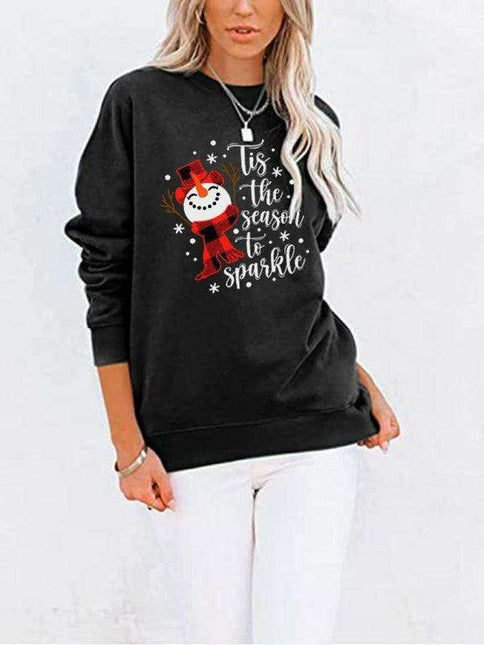 Snowman Batwing Top - Cozy Christmas Chic