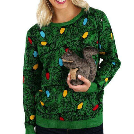 Charming Holiday Knit Sweater for Women - Embrace the Spirit of Christmas