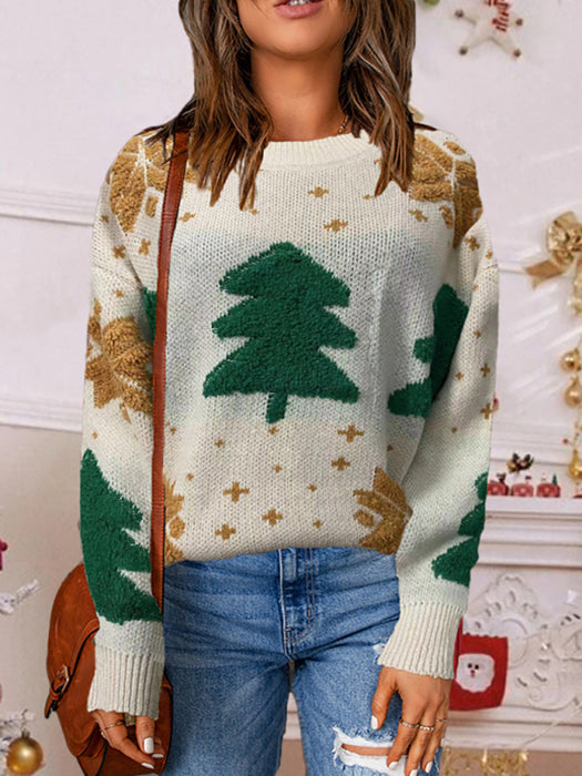 Festive Holiday Vibes Women's Lightweight Sweater