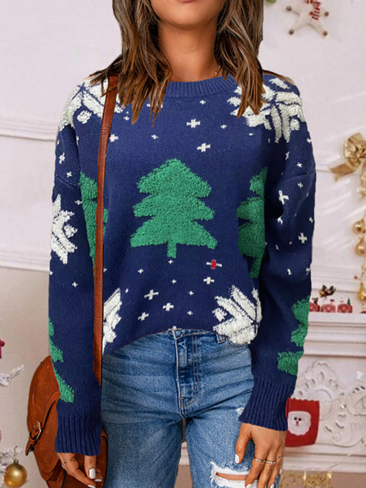 Festive Holiday Vibes Women's Lightweight Sweater