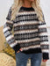 Stylish Women's Cozy Christmas Knit Sweater with Long Sleeves