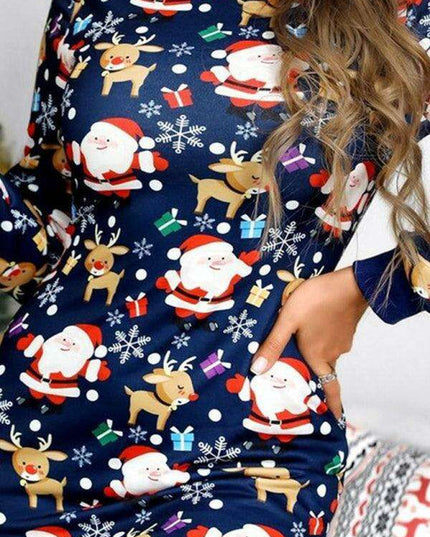 Joyful Christmas Spirit Women's Dress - Perfect for Holiday Gatherings