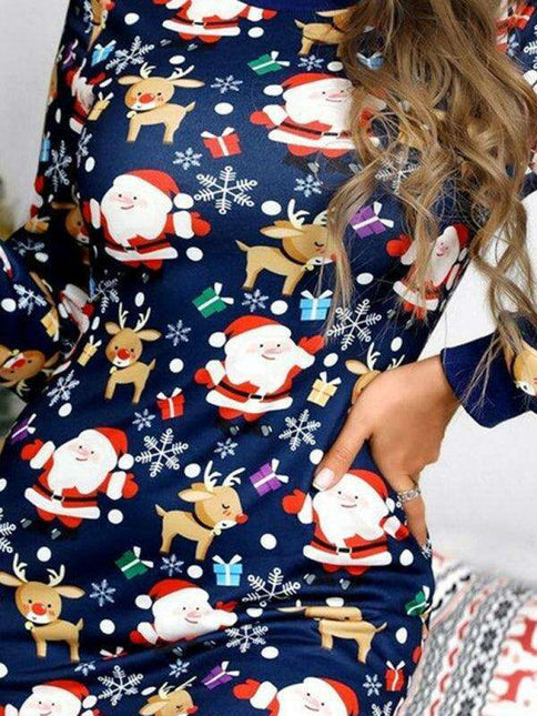 Joyful Christmas Spirit Women's Dress - Perfect for Holiday Gatherings