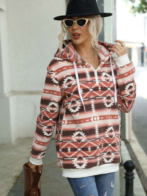 Festive Women's Hooded Jacket - Embrace Holiday Cheer with Style