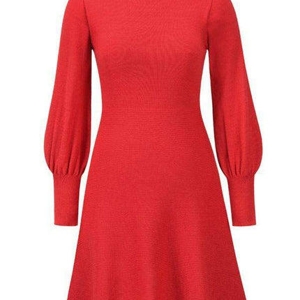 Chic Women's Sweater Dress for Effortless Autumn-Winter Style