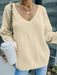 Autumn Charm V-Neck Sweater for Women - Classic Style for Any Season