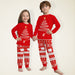 Frosty Festive Kids' Christmas Tree Fair Isle Print Pajama Set for Cozy Holiday Comfort