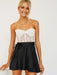 Elegant Satin Wrap Mini Skirt for Stylish Women