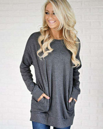 Batman Emblem Women's Cozy Long Sleeve Hoodie with Pouch Pocket