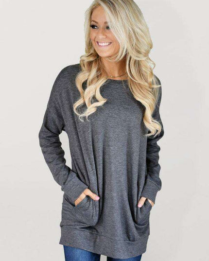 Batman Emblem Women's Cozy Long Sleeve Hoodie with Pouch Pocket