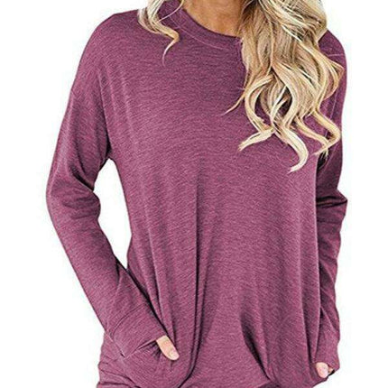 Batman Emblem Women's Cozy Long Sleeve Hoodie with Pouch Pocket