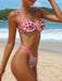 Women's Floral Print Bikinis-Clothing, Shoes & Accessories›Women›Clothing›Swim›Bikinis›Sets-kakaclo-Pink-S-Très Elite