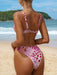 Women's Floral Print Bikinis-Clothing, Shoes & Accessories›Women›Clothing›Swim›Bikinis›Sets-kakaclo-Pink-S-Très Elite