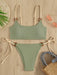 Jakoto | Women's Solid Color Hoop Bikini Set