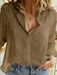 Elegant Linen Shirt for Women - Chic and Comfy Long Sleeve Top