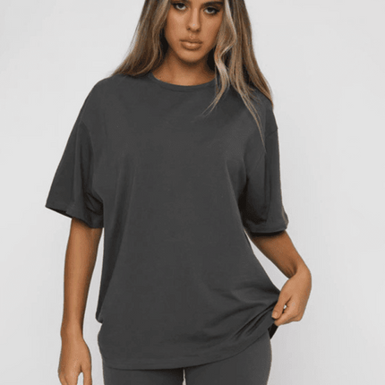 Chic Solid Color Women's Two-Piece Set with Shorts for Casual Elegance