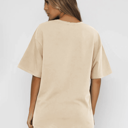 Chic Solid Color Women's Two-Piece Set with Shorts for Casual Elegance