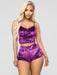 Jakoto Luxe Velvet V-neck Lingerie Ensemble