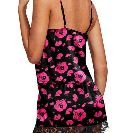 Lacy Elegance Pajama Set: Embrace Comfort and Chic Style