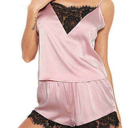 Lacy Elegance Pajama Set: Embrace Comfort and Chic Style