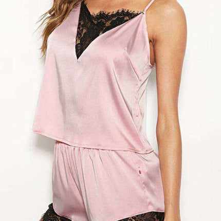 Lacy Elegance Pajama Set: Embrace Comfort and Chic Style