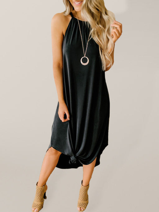 Solid Color Suspender Maxi Dress: A Stylish Addition to Your Wardrobe