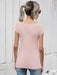 Elegant Lace-Trimmed Women's Short Sleeve Top