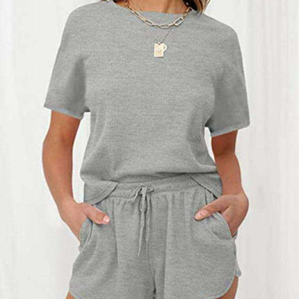 Chic Women's Waffle Lounge Set: Elevate Your Casual Style