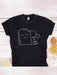 Sunshine Smiley Print Women's Cotton Tee - Relaxed Spring-Summer Fashion