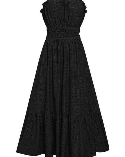 Elegant Strapless Taffeta Cocktail Dress with Lace Detailing for Women
