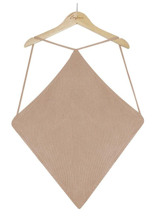Elegant Knit Halter Top with Charming Handkerchief Hem