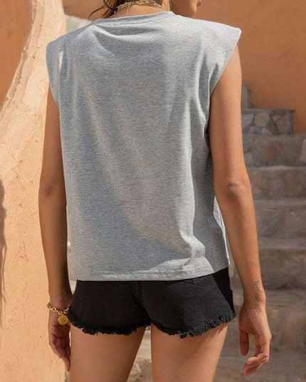 Elevate Your Look with the Confidence-Boosting Sleeveless Tank Top