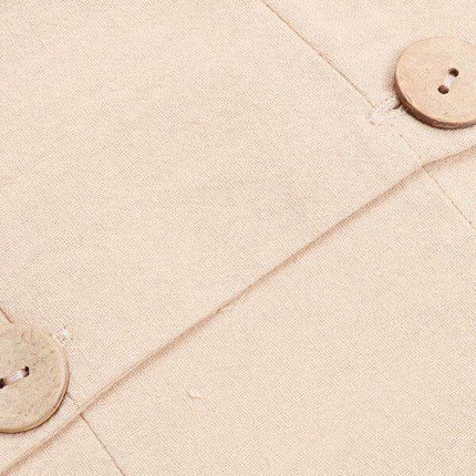 Sophisticated Short-Sleeve V-neck A-line Dress for Women - Fashion Statement by Jakoto