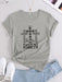 Celebrate Easter in Style with Women's "He Has Risen" Graphic Tee