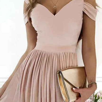 Enchanting Elegance: Women's V-Neck Printed Maxi Dress