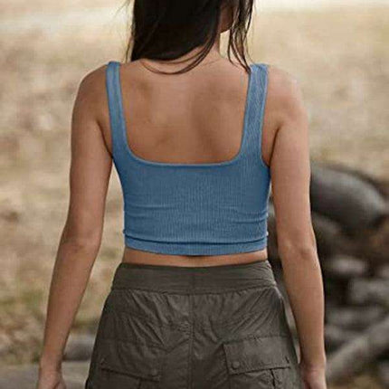 Jakoto Women's Chic Sleeveless Top in Luxurious Soft Fabric