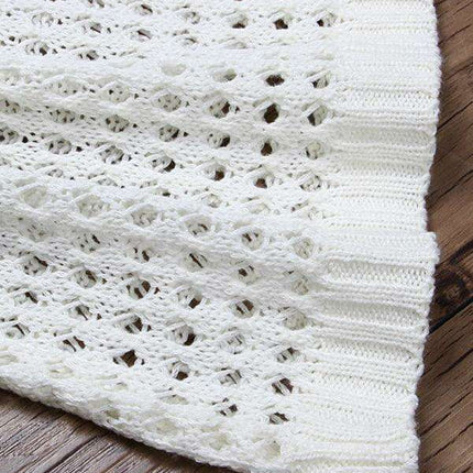 Chic Lace Knit Mini Summer Dress for Women