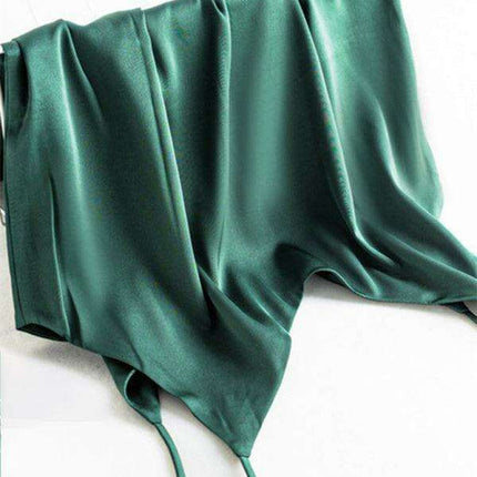 Elegant Cream Satin Camisole Top