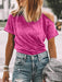 Trendy Tie-Dye Cold Shoulder Blouse - Women's Stylish Essential