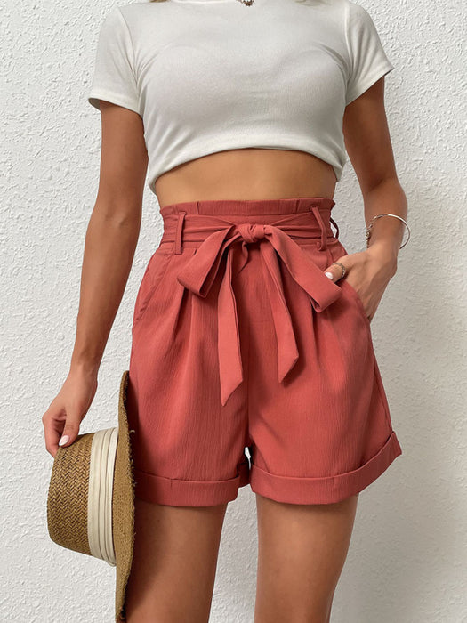 Summer Vibes Tie-Waist Shorts - Women's Summer Essentials