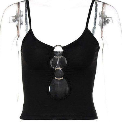 Chic Midriff-Baring Camisole - The Jakoto Collection