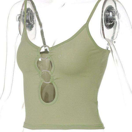 Chic Midriff-Baring Camisole - The Jakoto Collection