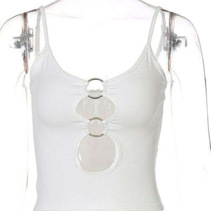 Chic Midriff-Baring Camisole - The Jakoto Collection