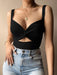 Chic V-Neck Halter Top - Your Versatile Wardrobe Staple